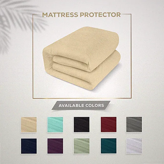 200 GSM Premium Waterproof Terry Mattress Protector Utopia Bedding