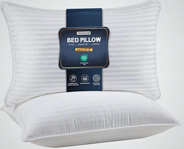 Utopia Bedding Bed Pillows for Sleeping Queen Size (Pack of 2), White