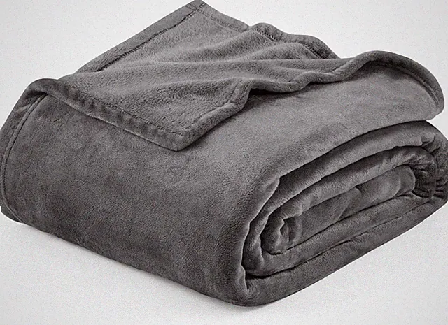 Utopia Bedding Cool Grey Fleece Blanket King Size Lightweight Fuzzy Soft...