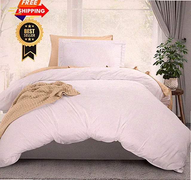 Utopia Bedding Duvet Cover Twin Size - 2 Piece with Twin/Twin XL, White