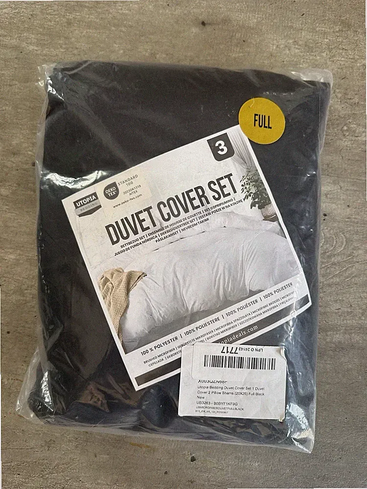 Utopia Bedding Full Size Brushed Microfiber Duvet Cover with 2 Pillow Shams