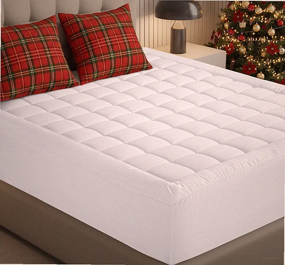 Utopia Bedding Queen Mattress Pad, Quilted Fitted Premium Mattress Protector,...