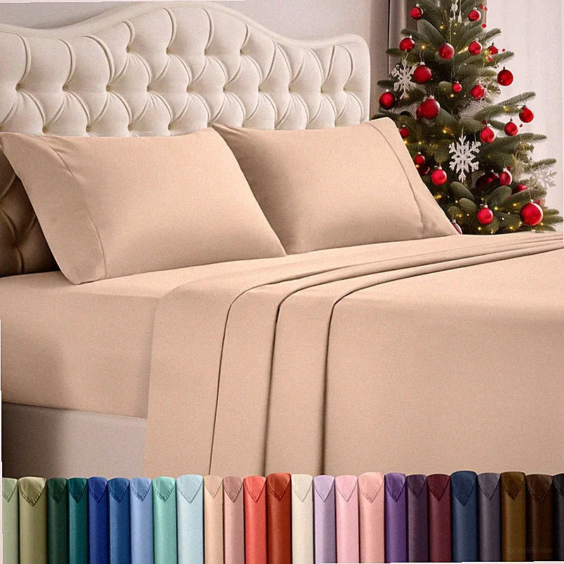 Utopia Bedding Queen Sheet Set 4 Piece Bed Sheets For Queen Size Bed Soft And