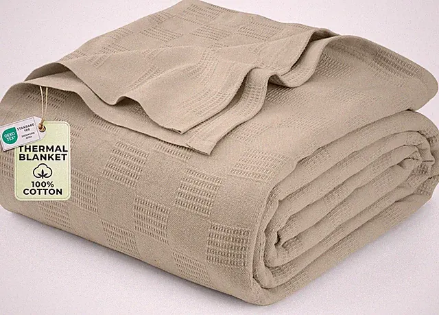 Utopia Bedding Thermal Blanket 100% Cotton Big Size