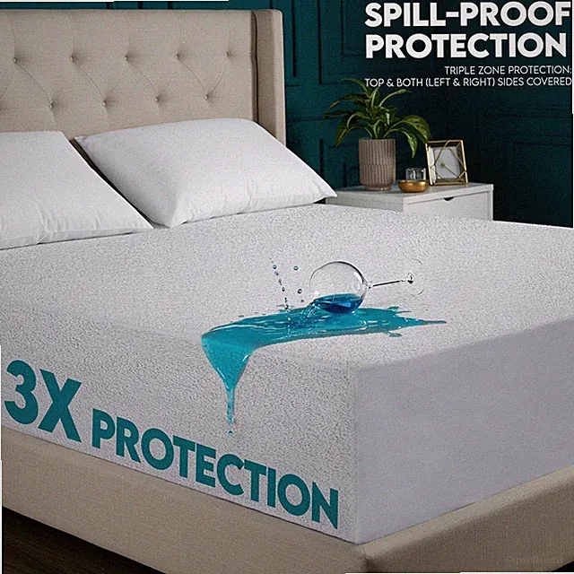 Utopia Bedding Waterproof Mattress Protector Top and Both Sides, King Size,...