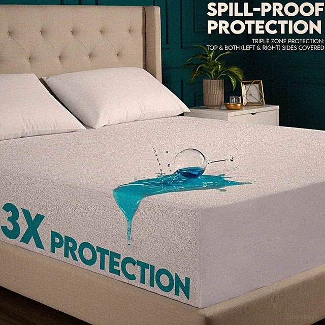 Utopia Bedding Waterproof Mattress Protector Top and Both Sides, Twin Xl...